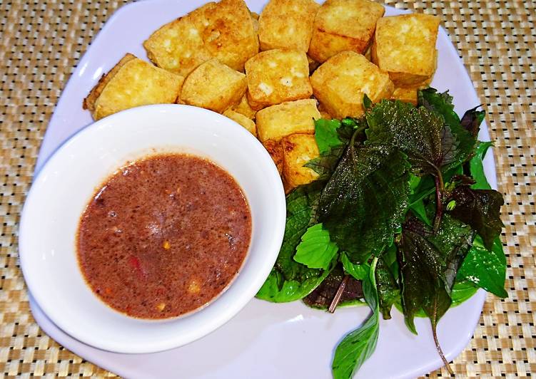 Cách làm đậu phụ mắm tôm thơm ngon đúng chuẩn