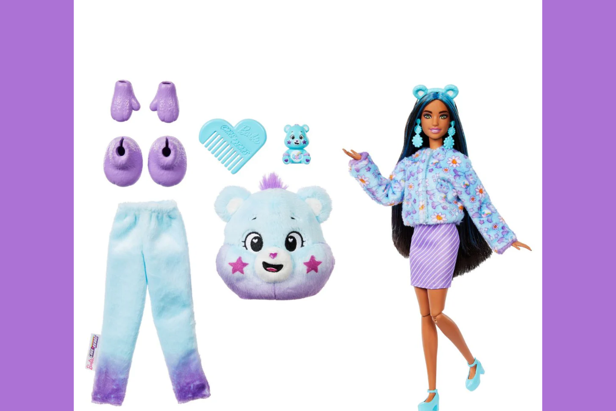 Khám Phá Búp Bê Barbie Cutie Reveal Gấu Tím Mơ Màng Đáng Yêu