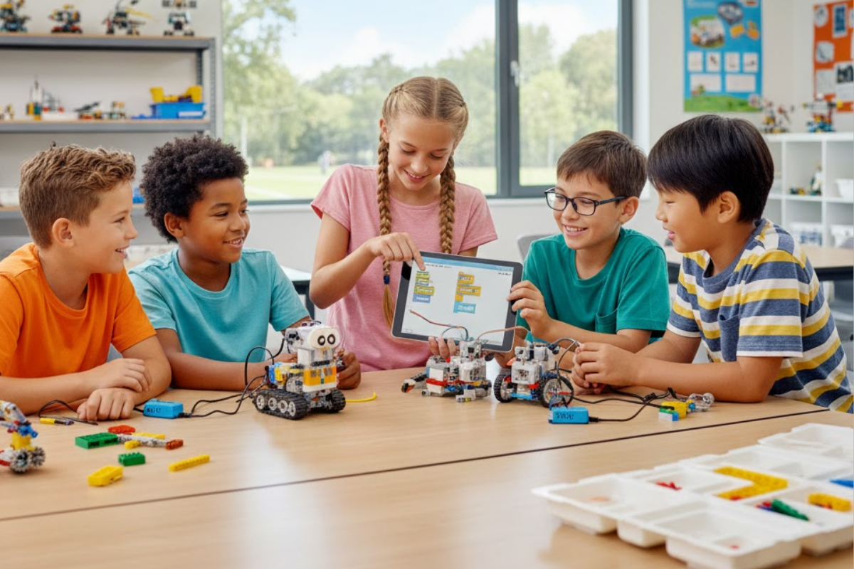 Bộ đồ robot lập trình cho trẻ em: Học STEM vui như chơi